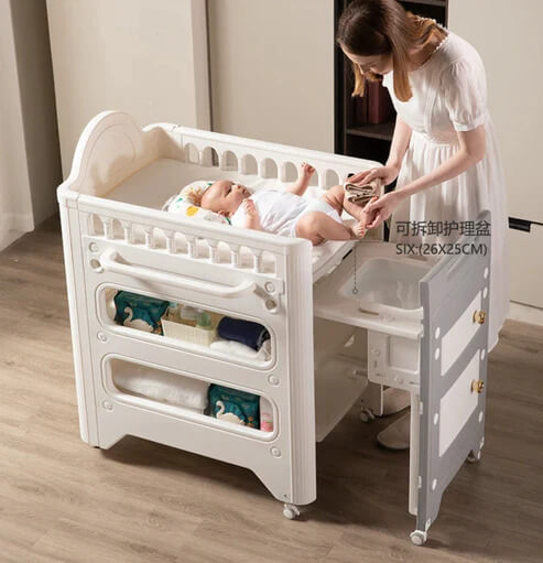 Multifunctional Bathroom Baby Pull out Diaper Changing Table